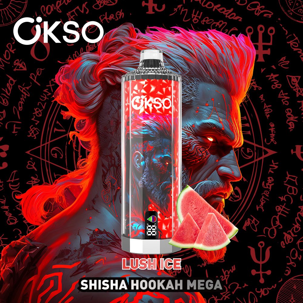 OKSO Shisha Hookah Mega 50000 Puffs | triple mesh coil, 40mL, LED display, adjustable airflow, bulk disposable vape - Image 8