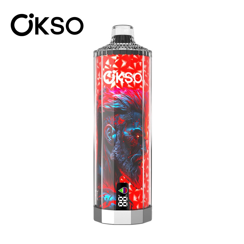 OKSO Shisha Hookah Mega 50000 Puffs | triple mesh coil, 40mL, LED display, adjustable airflow, bulk disposable vape - Image 35