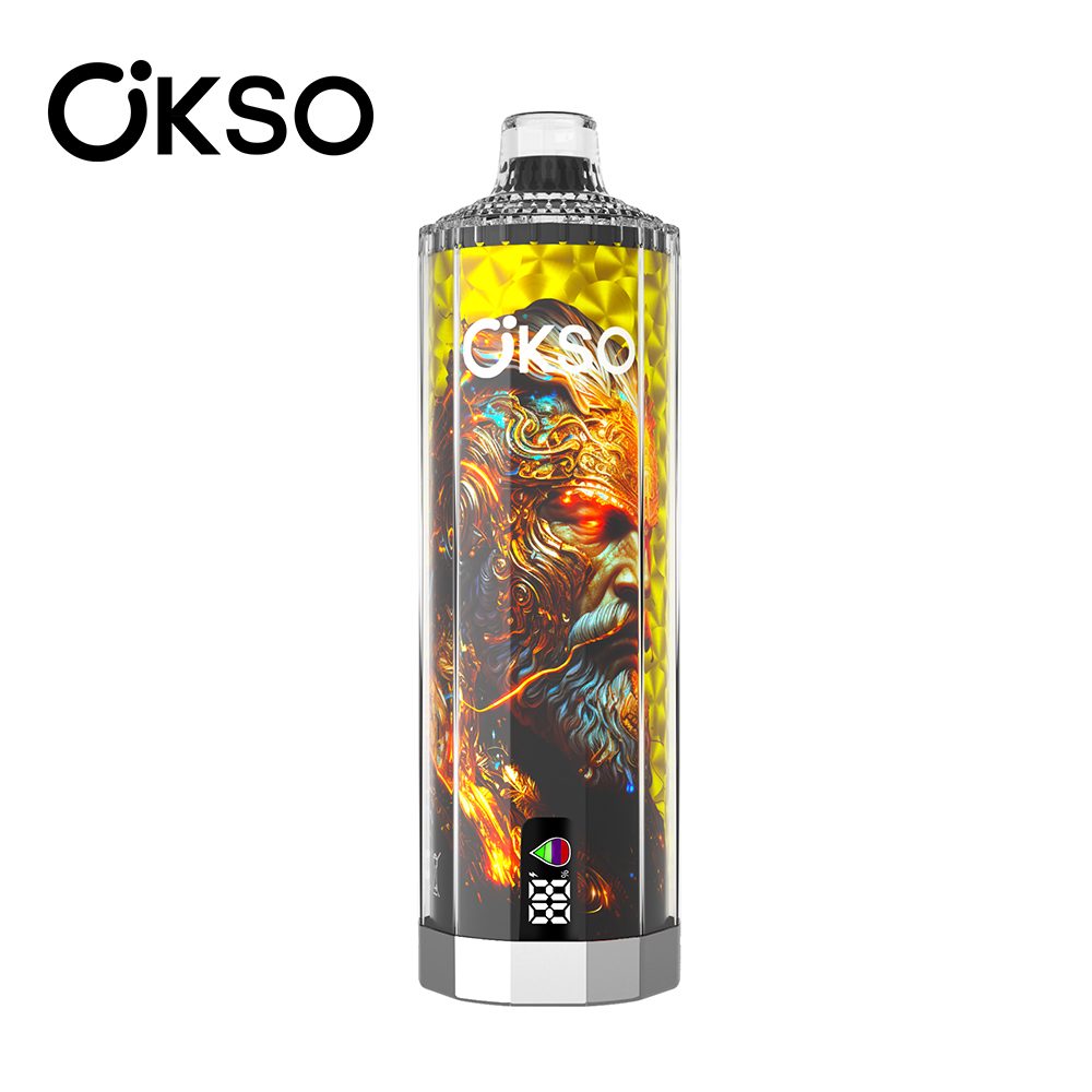 OKSO Shisha Hookah Mega 50000 Puffs | triple mesh coil, 40mL, LED display, adjustable airflow, bulk disposable vape - Image 34