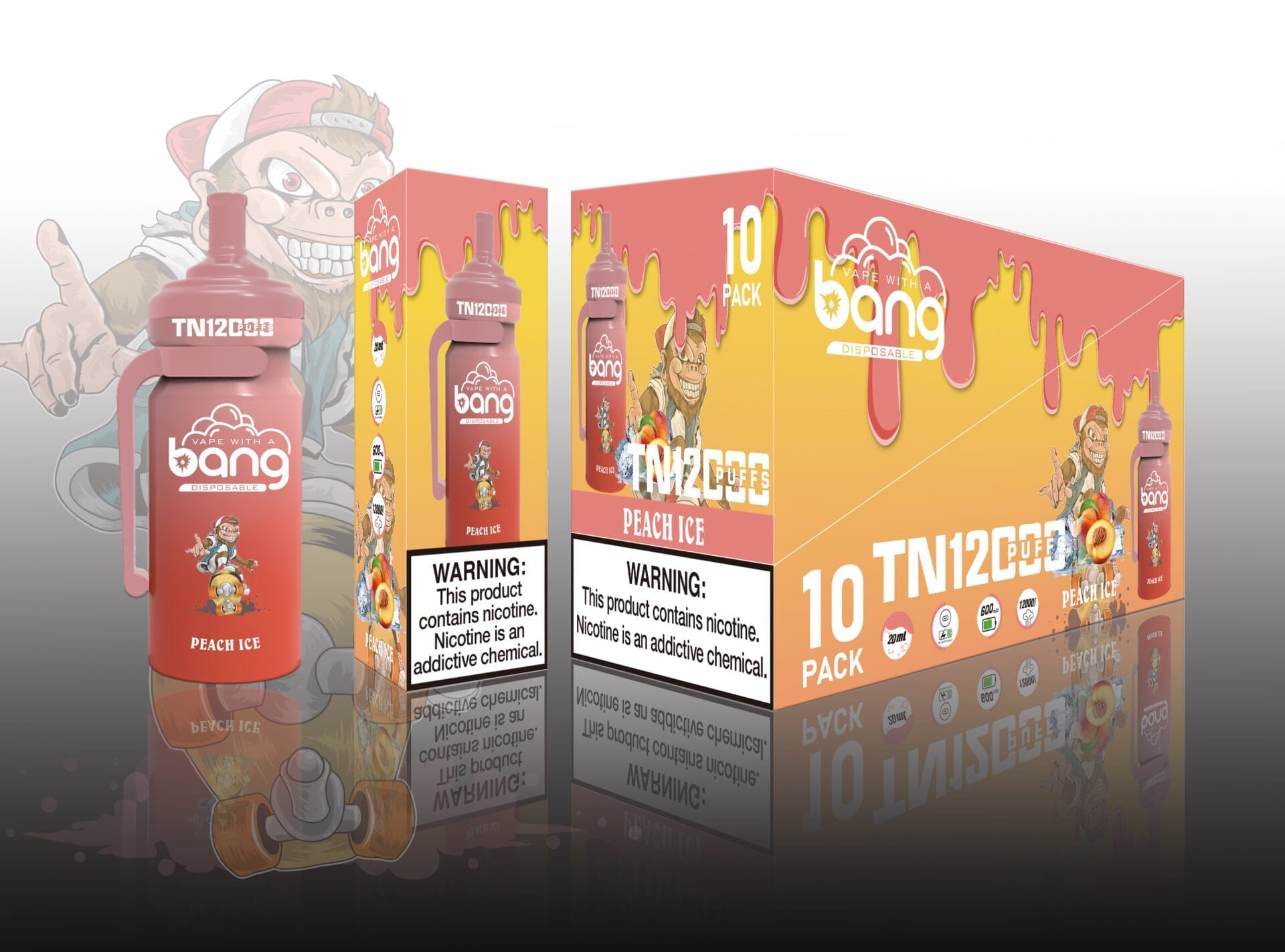 Bang TN 12000 Puffs | 0%-5% nicotine, rechargeable mesh coil, bulk disposable vape - Image 11