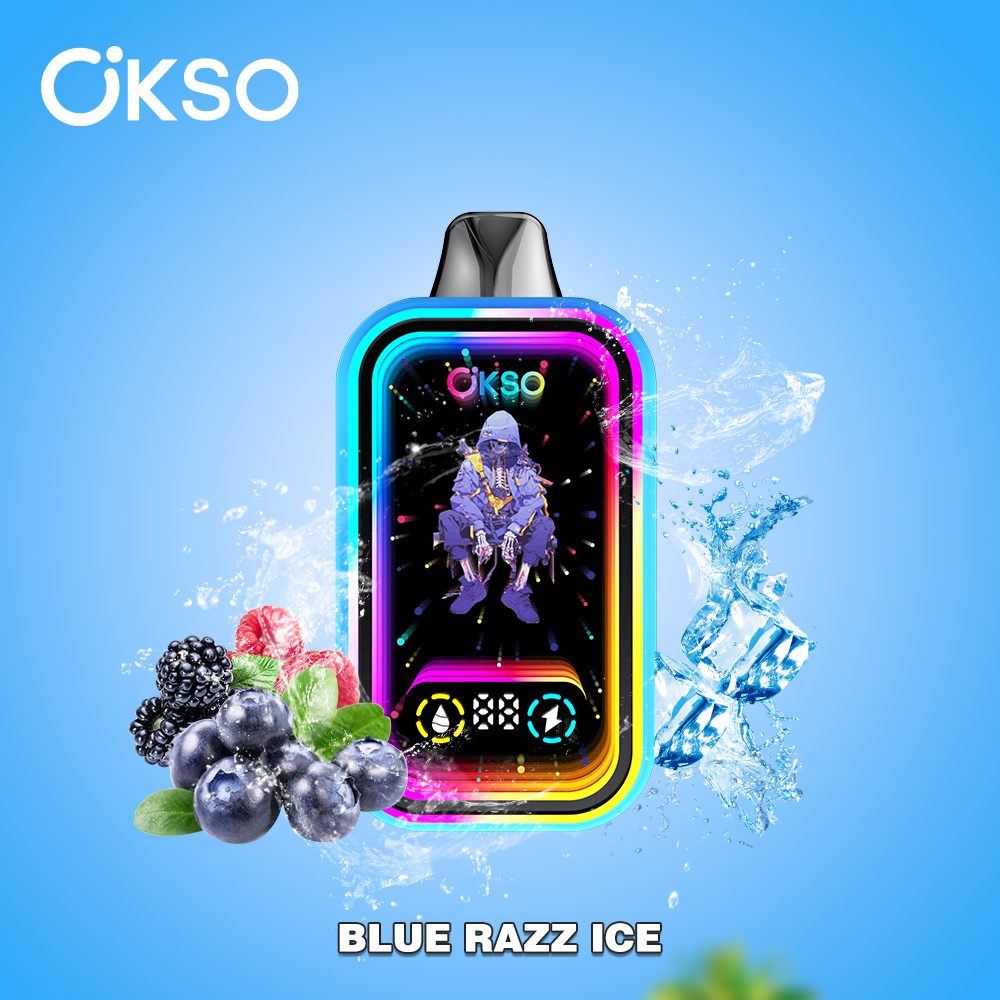OKSO Magic Mirror 50000 Puffs | RGB LED, dual Mesh, LED Display, 40mL rechargeable bulk disposable vape - Image 11