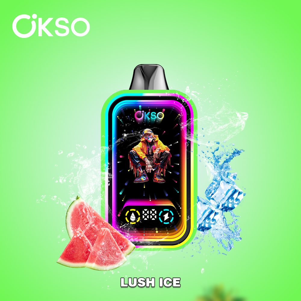 OKSO Magic Mirror 50000 Puffs | RGB LED, dual Mesh, LED Display, 40mL rechargeable bulk disposable vape - Image 10