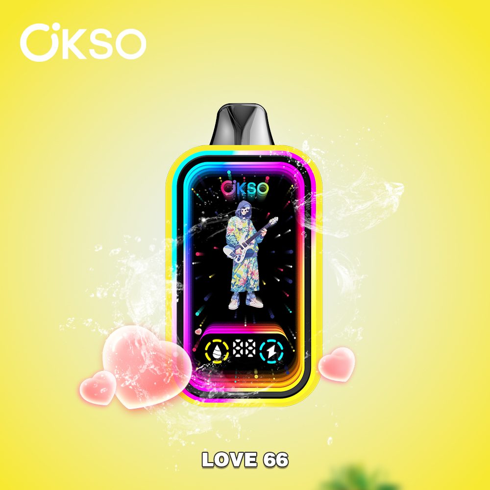 OKSO Magic Mirror 50000 Puffs | RGB LED, dual Mesh, LED Display, 40mL rechargeable bulk disposable vape - Image 7