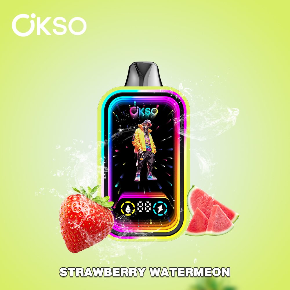OKSO Magic Mirror 50000 Puffs | RGB LED, dual Mesh, LED Display, 40mL rechargeable bulk disposable vape - Image 4