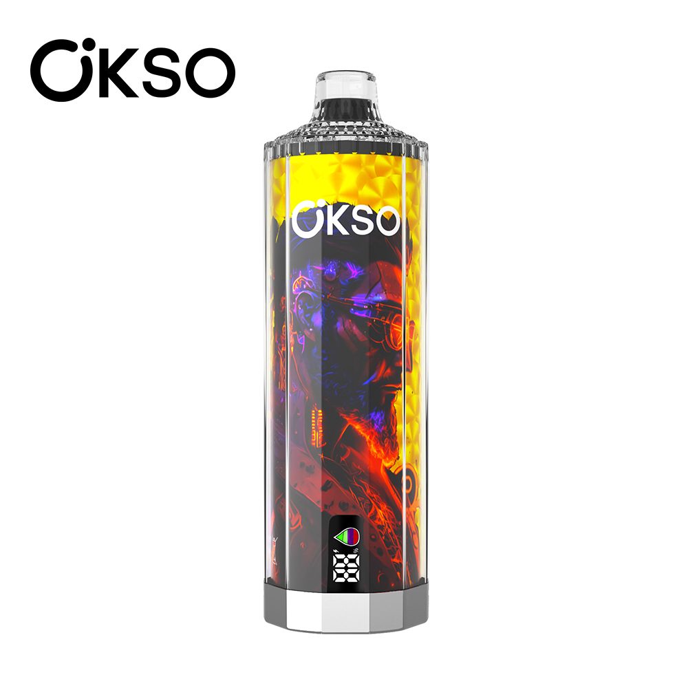 OKSO Shisha Hookah Mega 50000 Puffs | triple mesh coil, 40mL, LED display, adjustable airflow, bulk disposable vape - Image 33