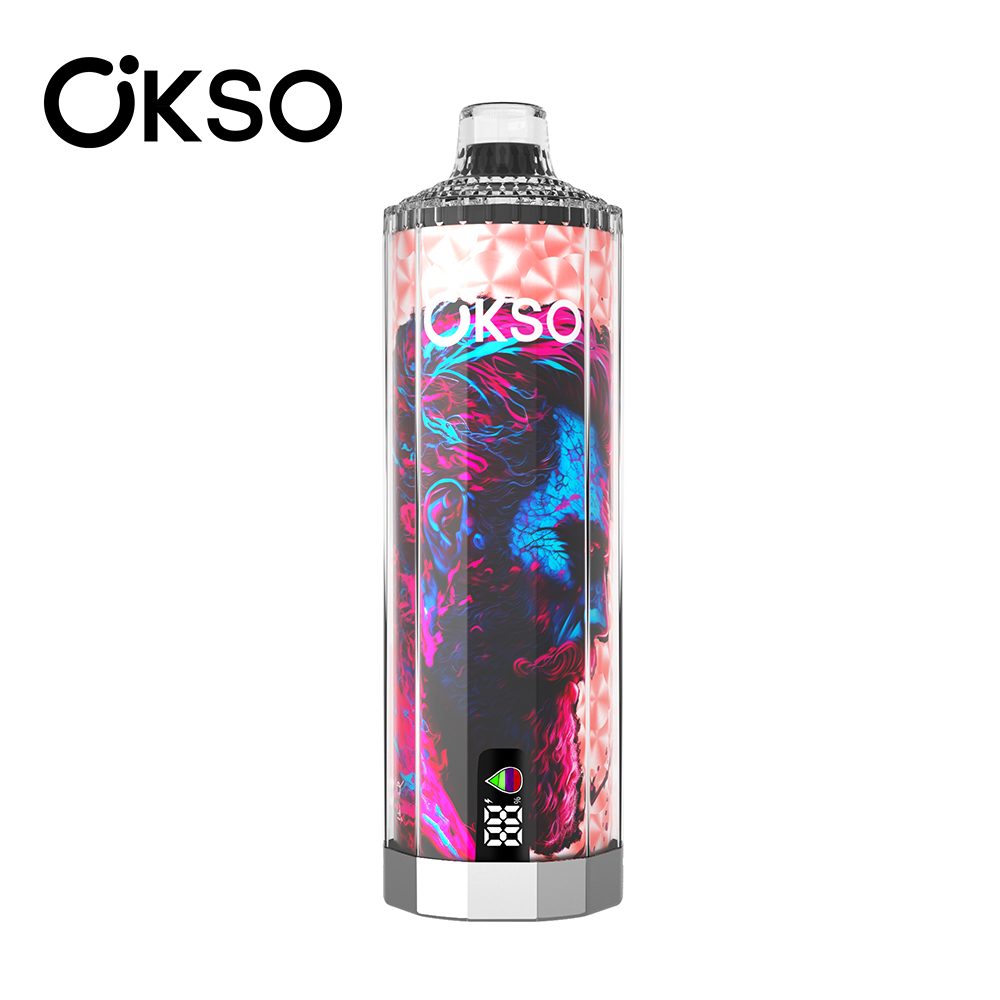 OKSO Shisha Hookah Mega 50000 Puffs | triple mesh coil, 40mL, LED display, adjustable airflow, bulk disposable vape - Image 32