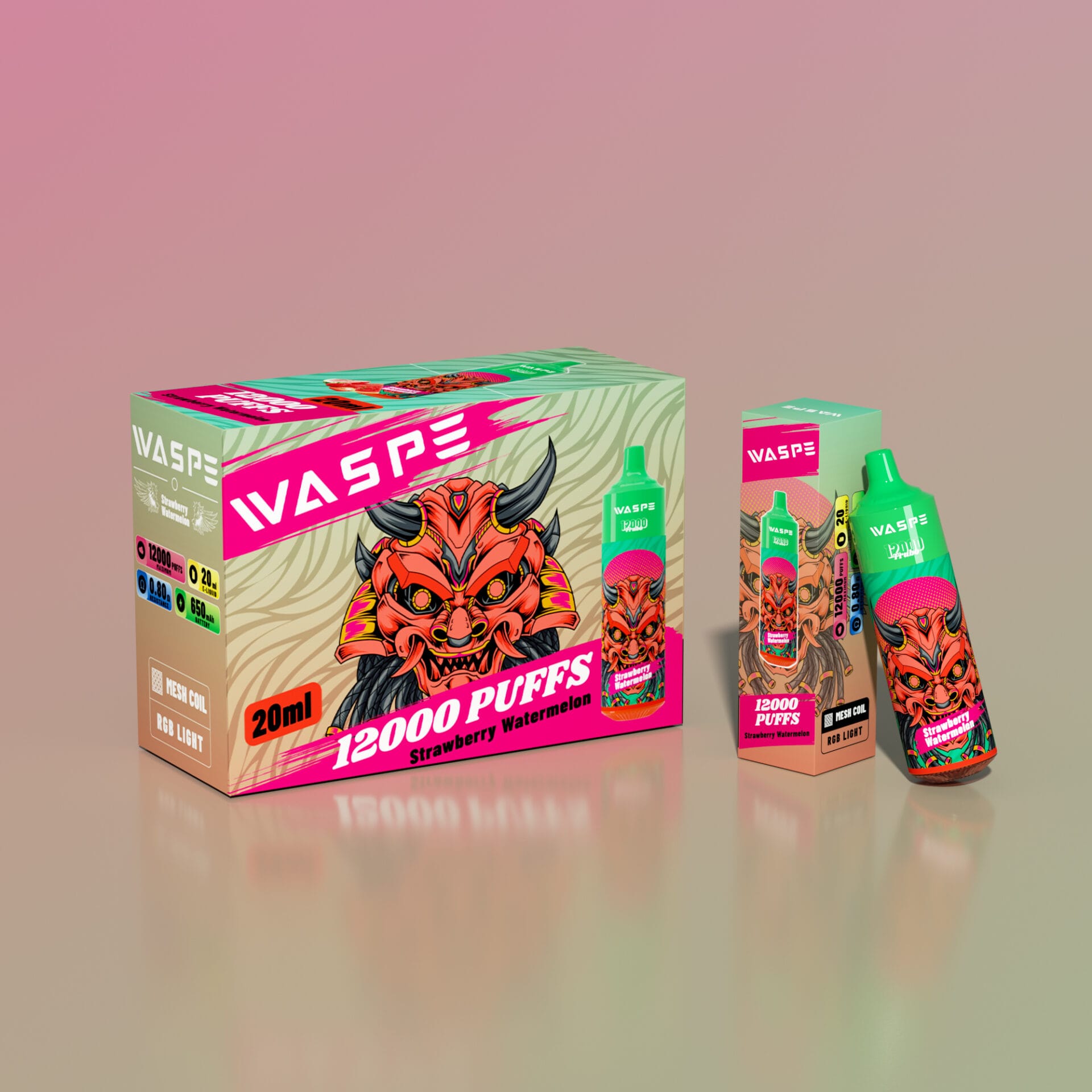 WASPE 12000 Puffs | 0%-5% nicotine, bulk disposable vape - Image 3