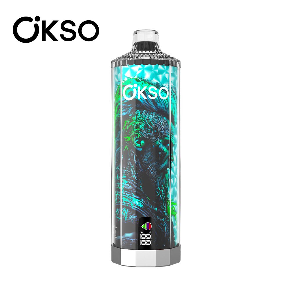 OKSO Shisha Hookah Mega 50000 Puffs | triple mesh coil, 40mL, LED display, adjustable airflow, bulk disposable vape - Image 30