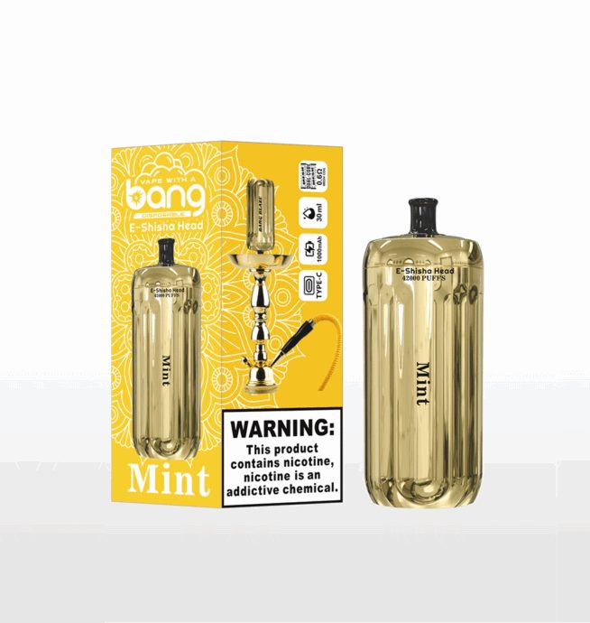 Bang E-Shisha Head 42000 Puffs | 42K puffs gold LED display bulk disposable vape - Image 14