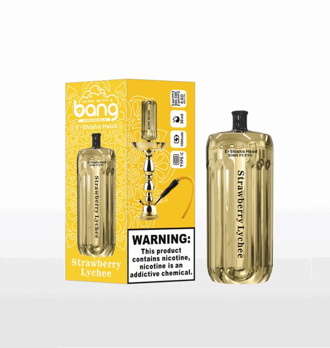 Bang E-Shisha Head 42000 Puffs | 42K puffs gold LED display bulk disposable vape - Image 11