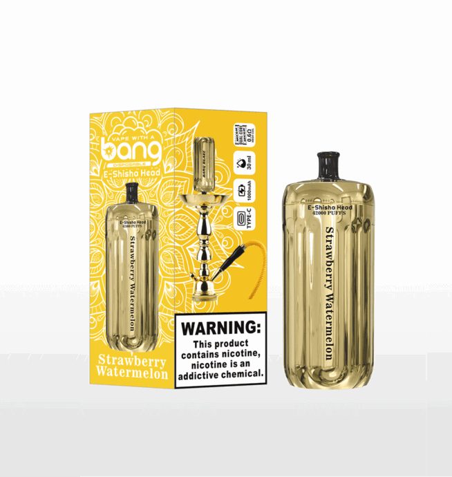 Bang E-Shisha Head 42000 Puffs | 42K puffs gold LED display bulk disposable vape - Image 10