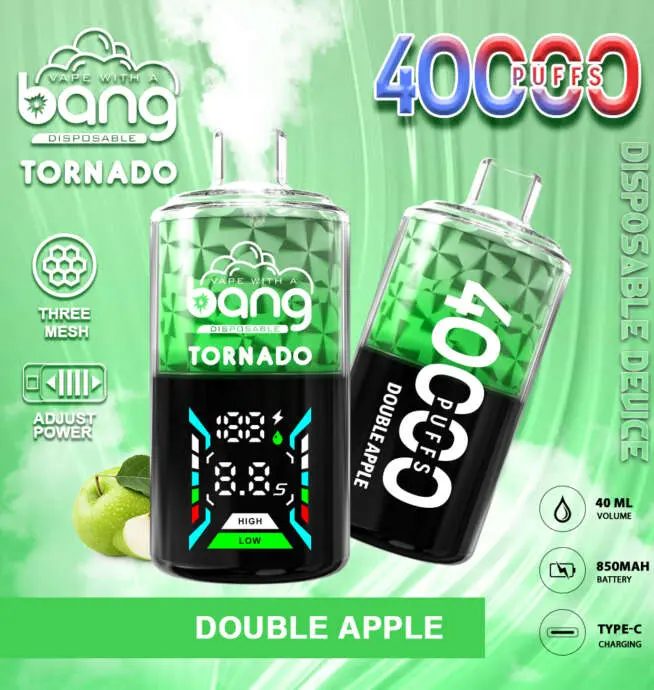 Bang Tornado 40000 40K Puffs | LED display, long lasting disposable vape wholesale - Image 5