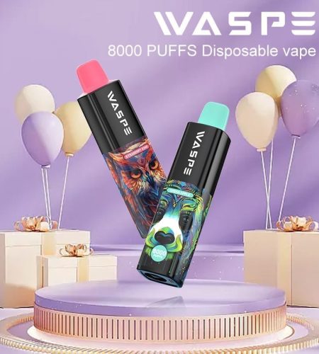 WASPE 8000 Puffs | 0%-5% nicotine, bulk disposable vape