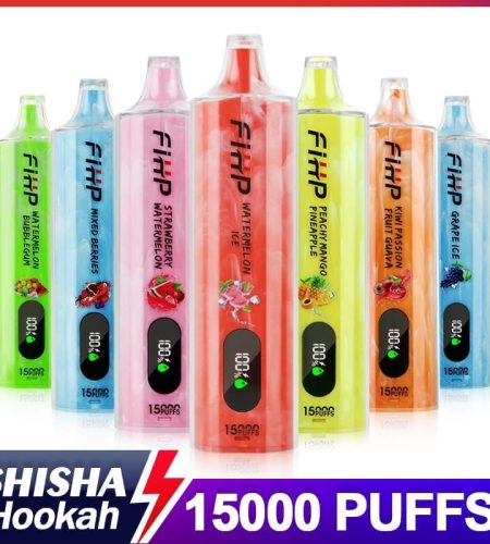 FIHP Shisha Hookah 15000 Puffs | 0.6% nicotine, bulk disposable vape