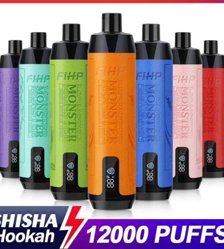 FIHP Shisha Hookah 12000 Puffs | 0.6% nicotine, bulk disposable vape