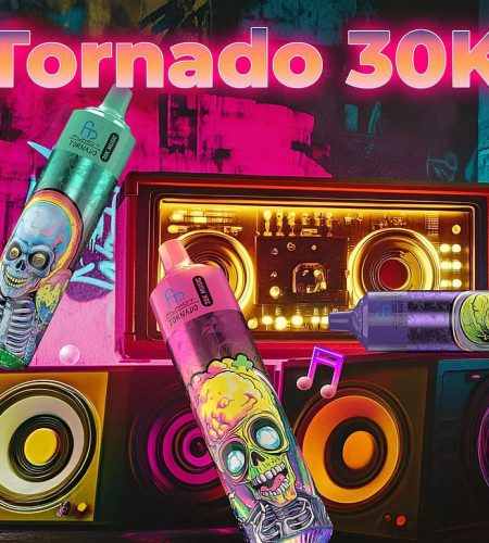 Fumot RandM Tornado 30000 Puffs | music-reactive lights, mesh coil, rechargeable bulk disposable vape