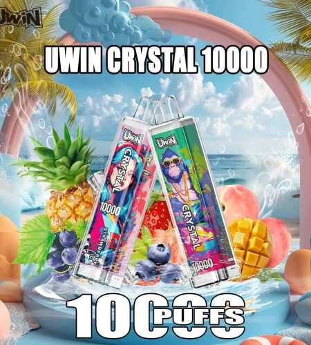 Uwin Crystal 10K | 10000 puffs, 0-5% nicotine, wholesale bulk disposable vape